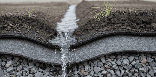 La función de protección de los geotextiles en minería, túneles y vertederos