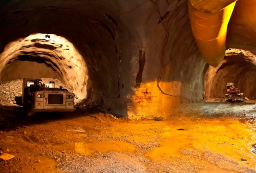 Tunel sin revestimiento
