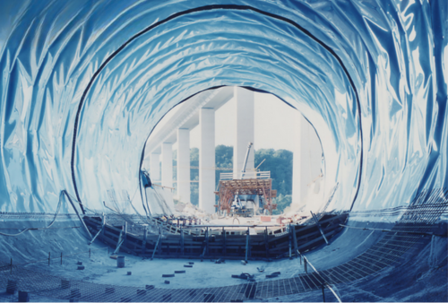 tunel revestimiento de geomembrana  AGRUflex - VLDPE