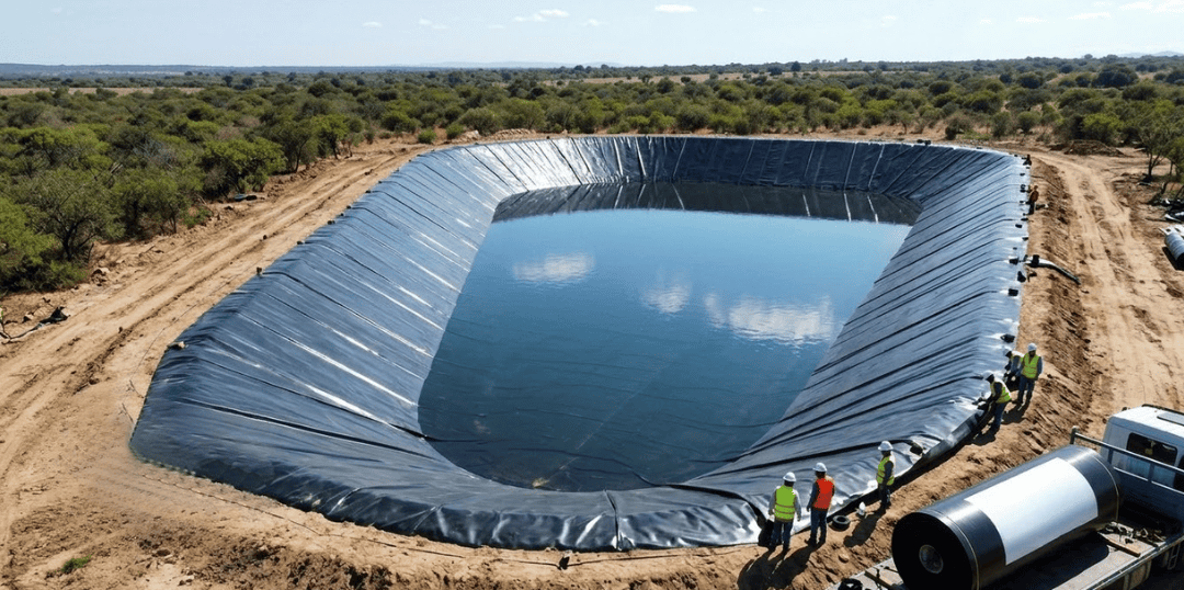 geomembrana smooth liner de AGRU